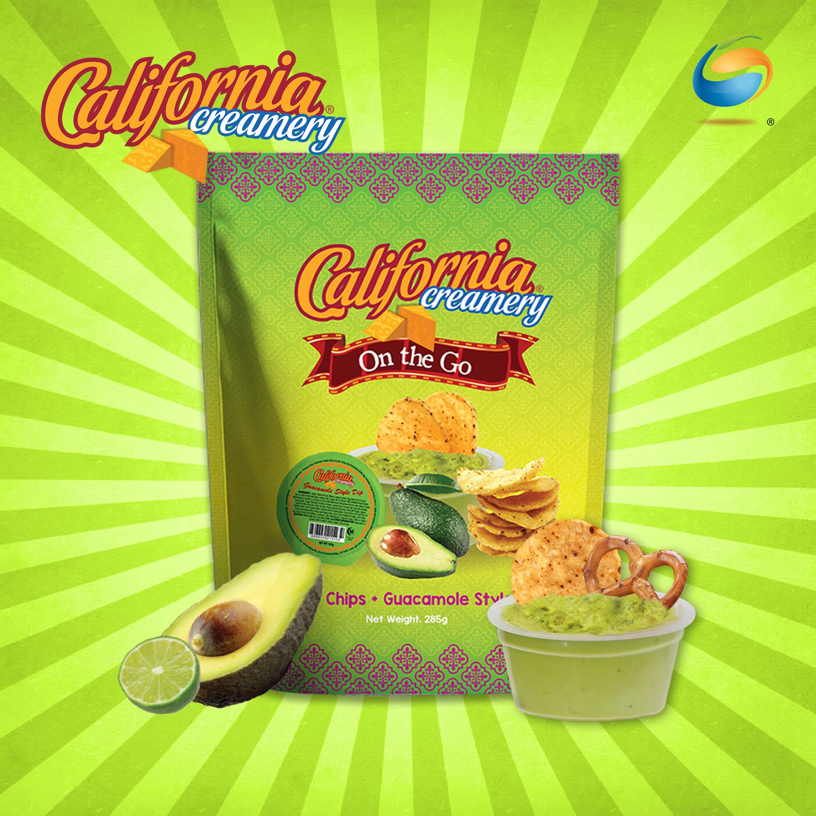 CALIFORNIA CREAMERY On-The-Go (Dip with Tortilla Chips)