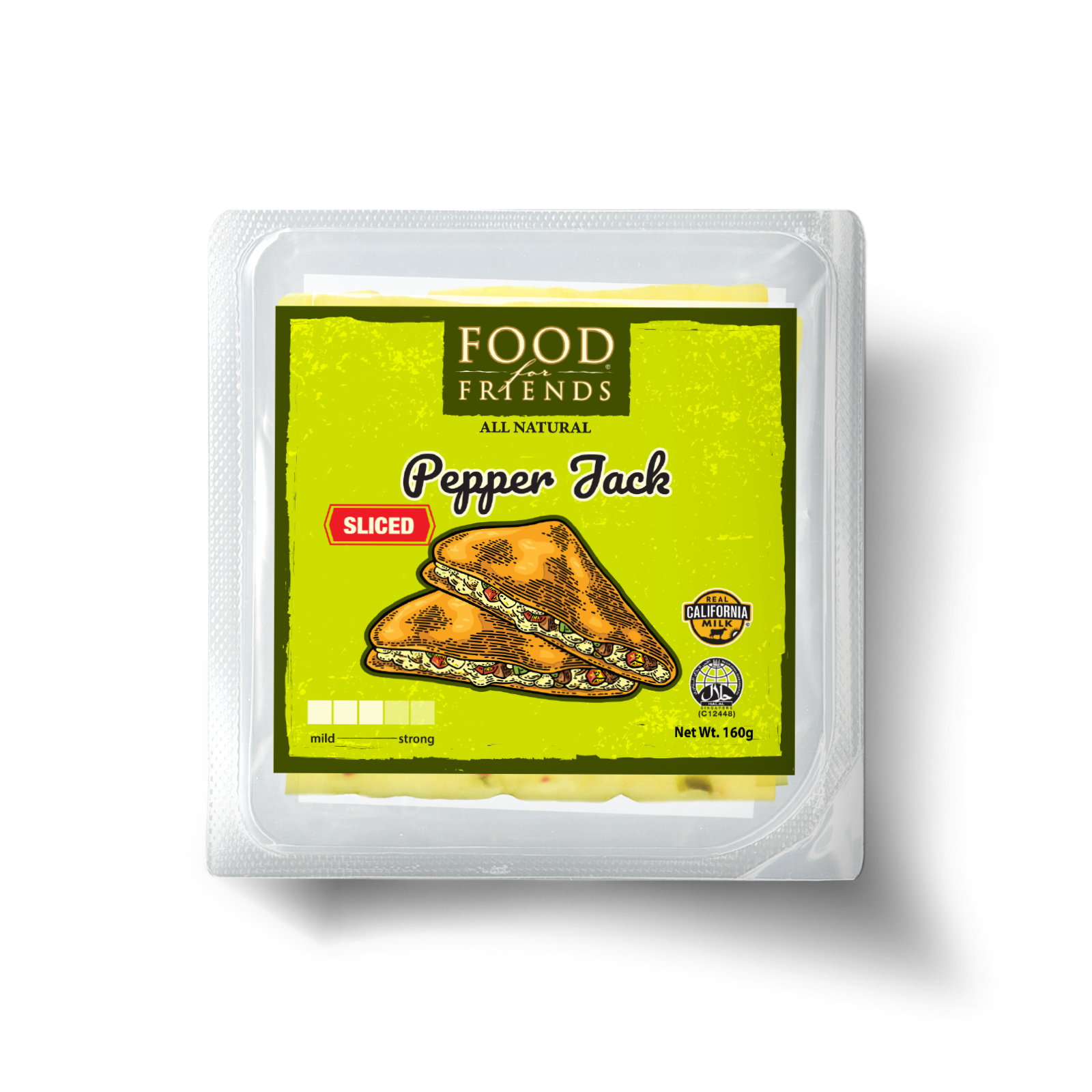 Food For Friends Cheese - Slices 160G