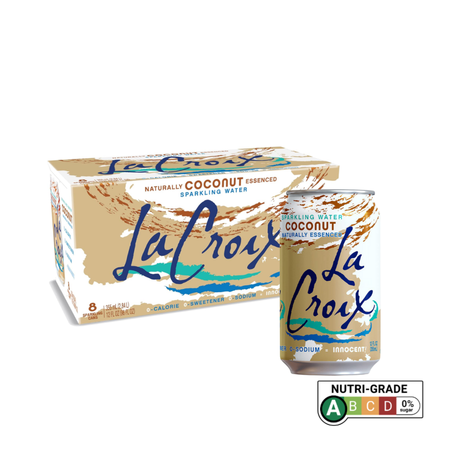 LaCroix Naturally Essenced Sparkling Water 355mL x 8