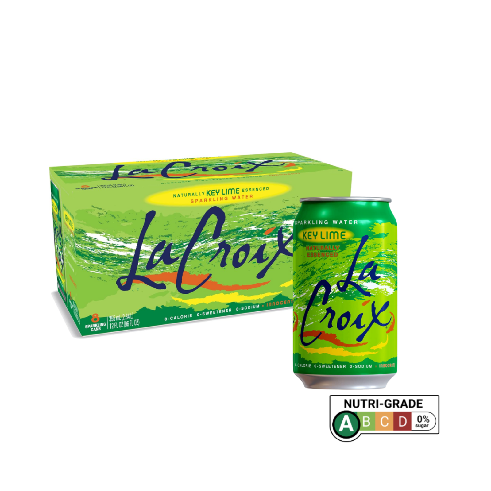 LaCroix Naturally Essenced Sparkling Water 355mL x 8