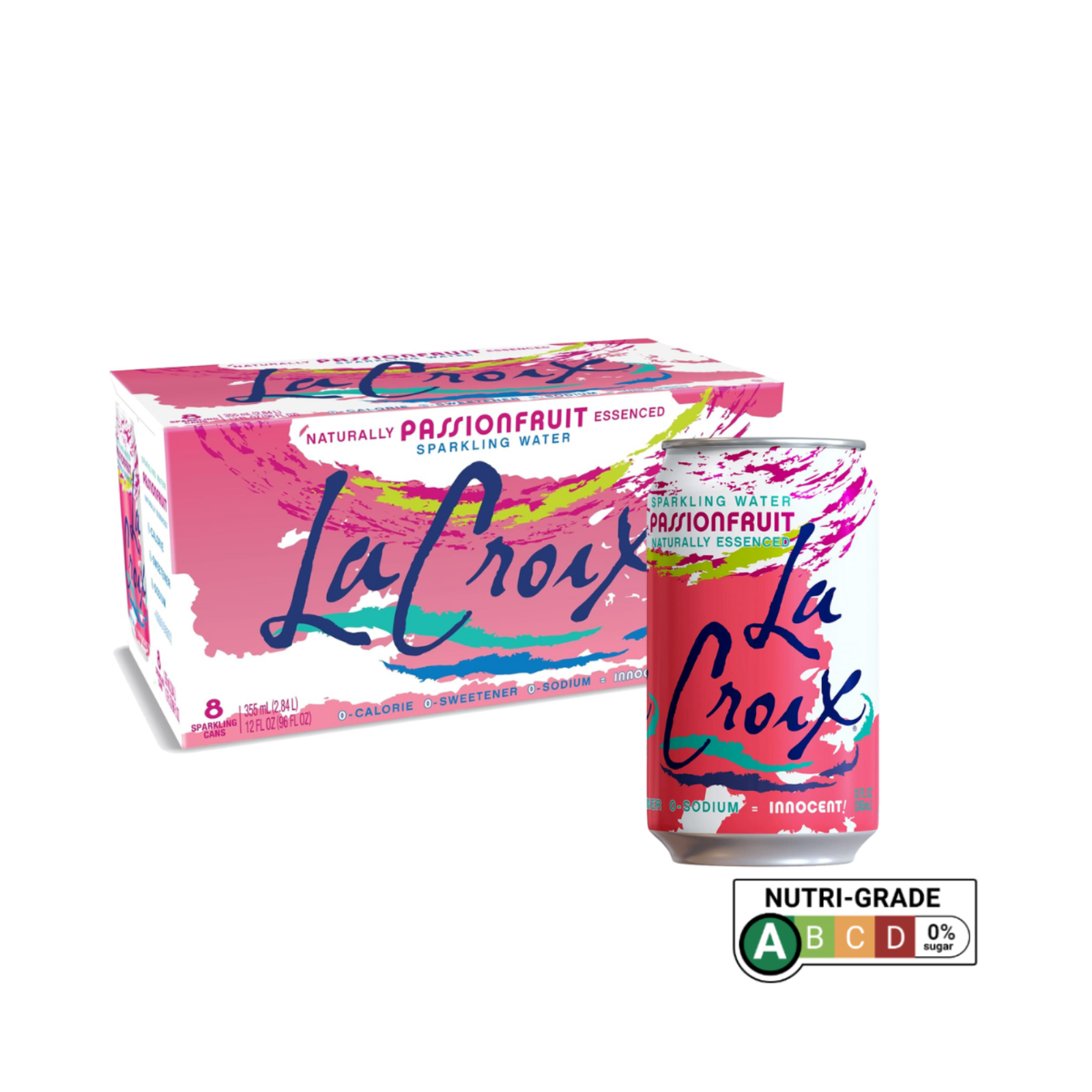 LaCroix Naturally Essenced Sparkling Water 355mL x 8