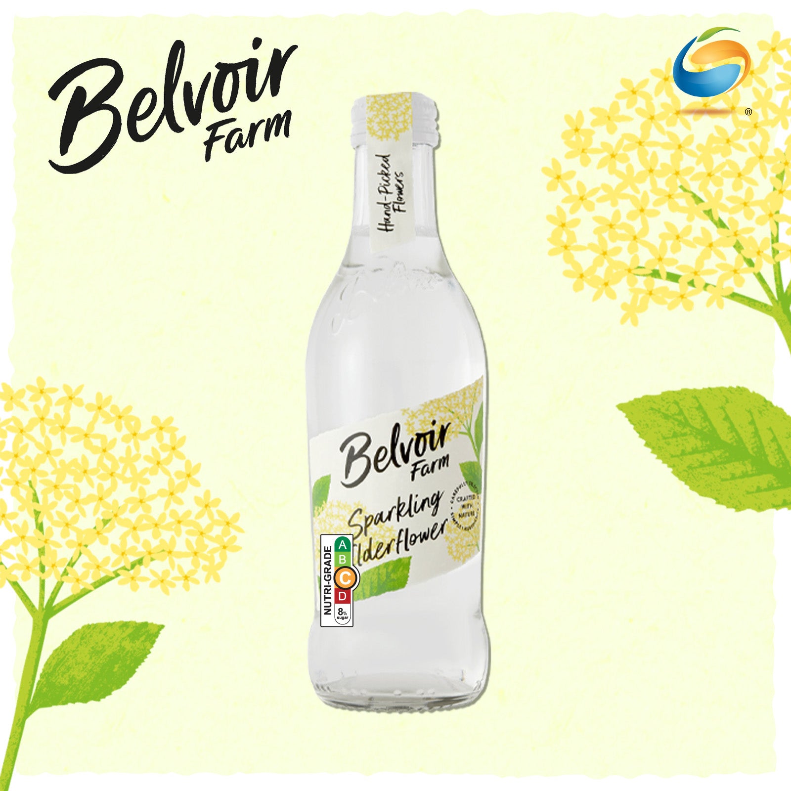 Belvoir Sparkling Juice 250mL x 12
