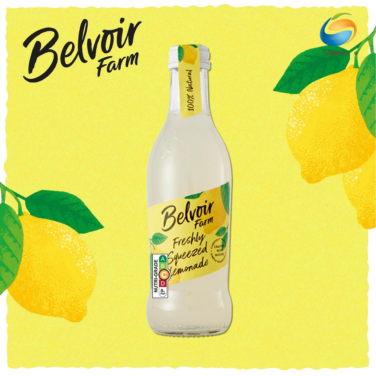 Belvoir Sparkling Juice 250mL x 12
