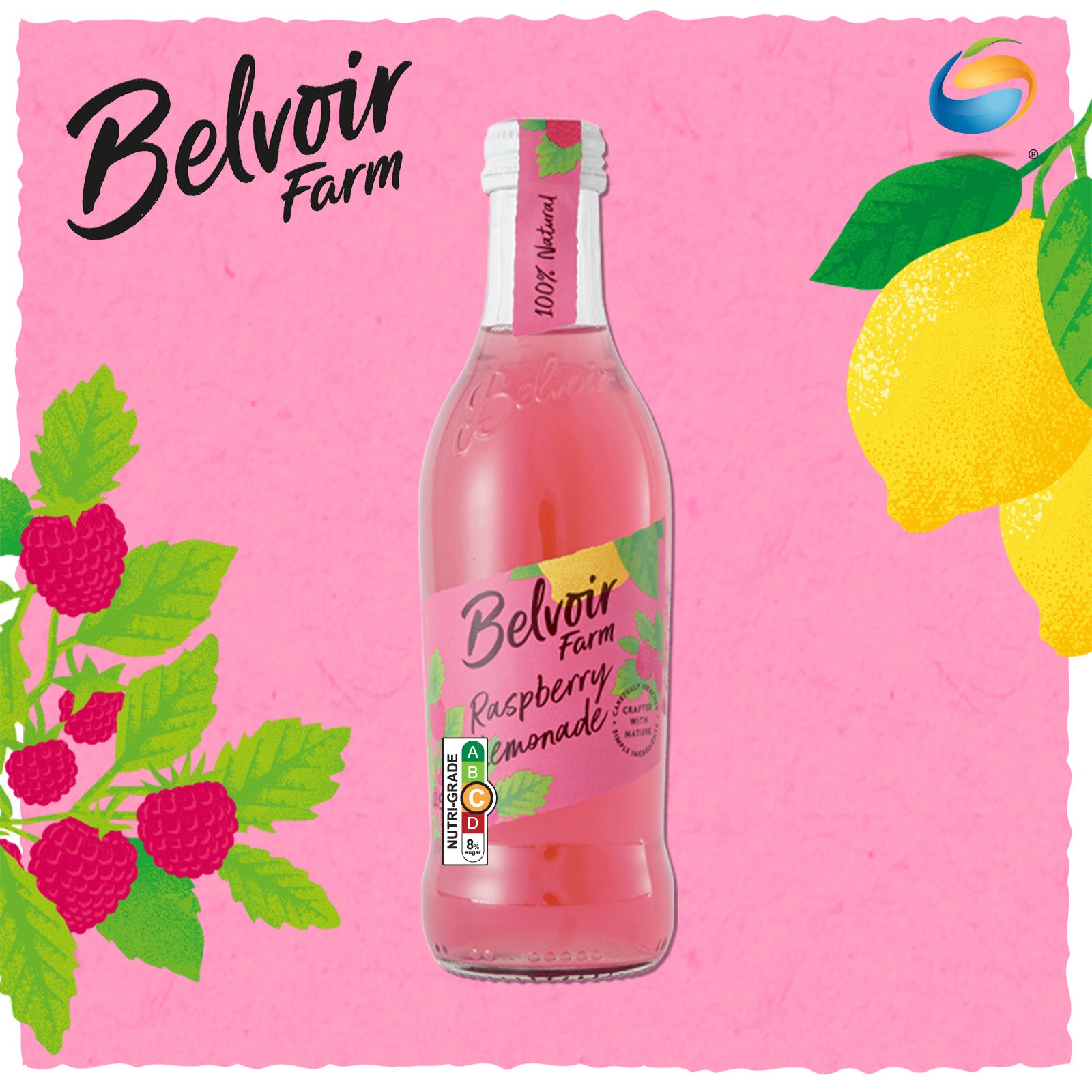 Belvoir Sparkling Juice 250mL x 12
