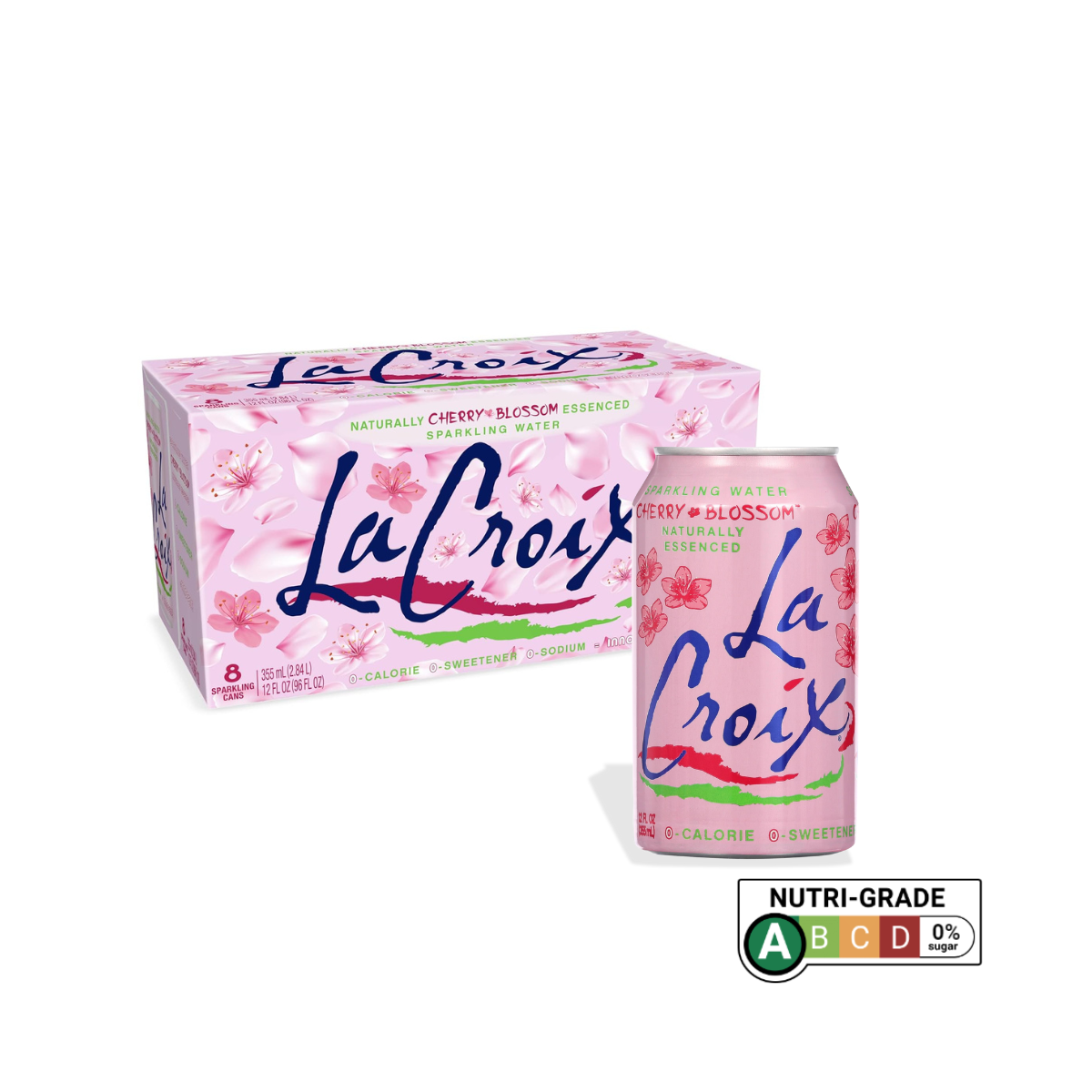 LaCroix Naturally Essenced Sparkling Water 355mL x 8