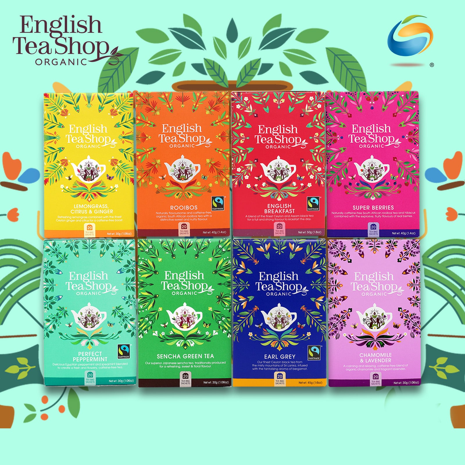 ENGLISH TEA SHOP 20 Sachet Tea Bags