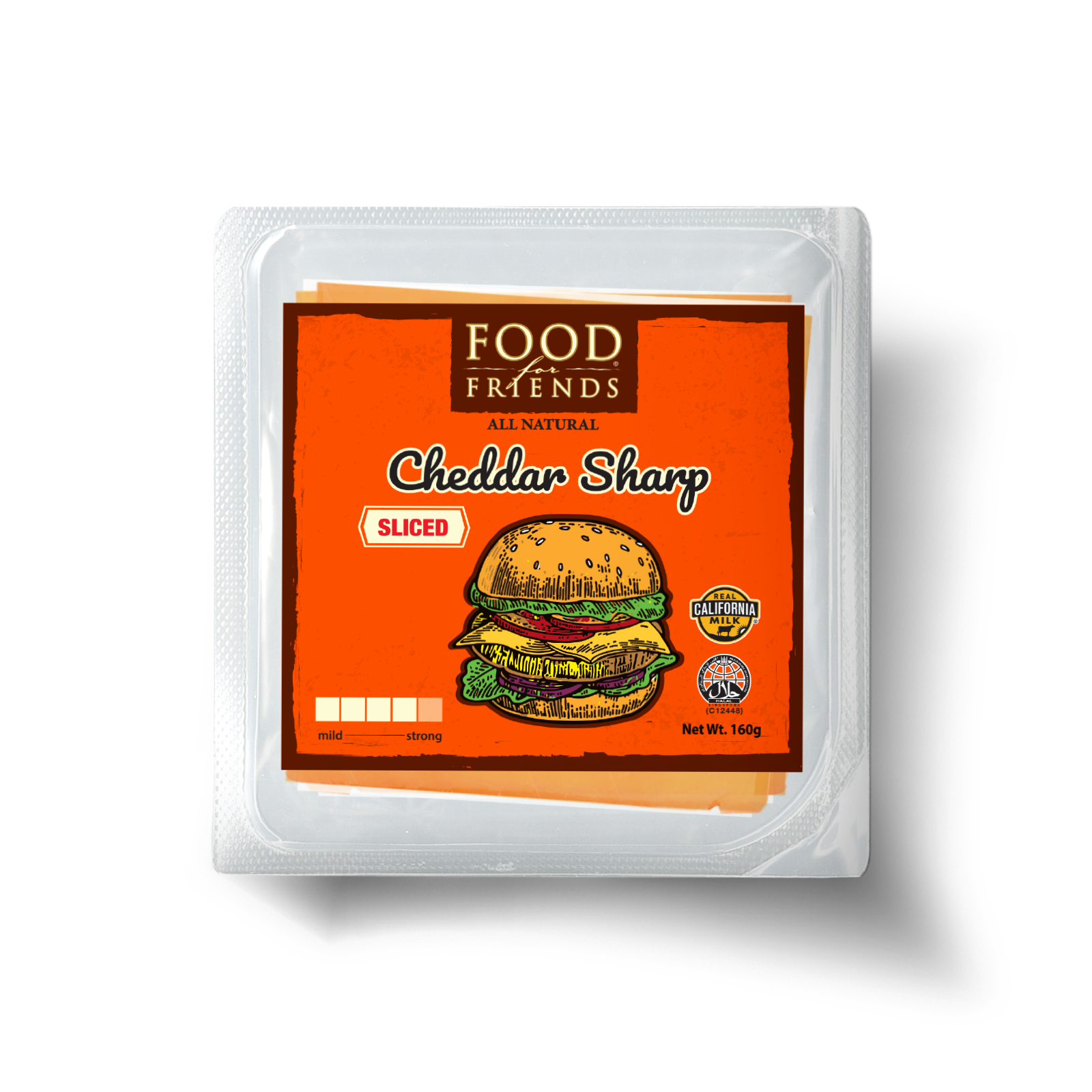 Food For Friends Cheese - Slices 160G