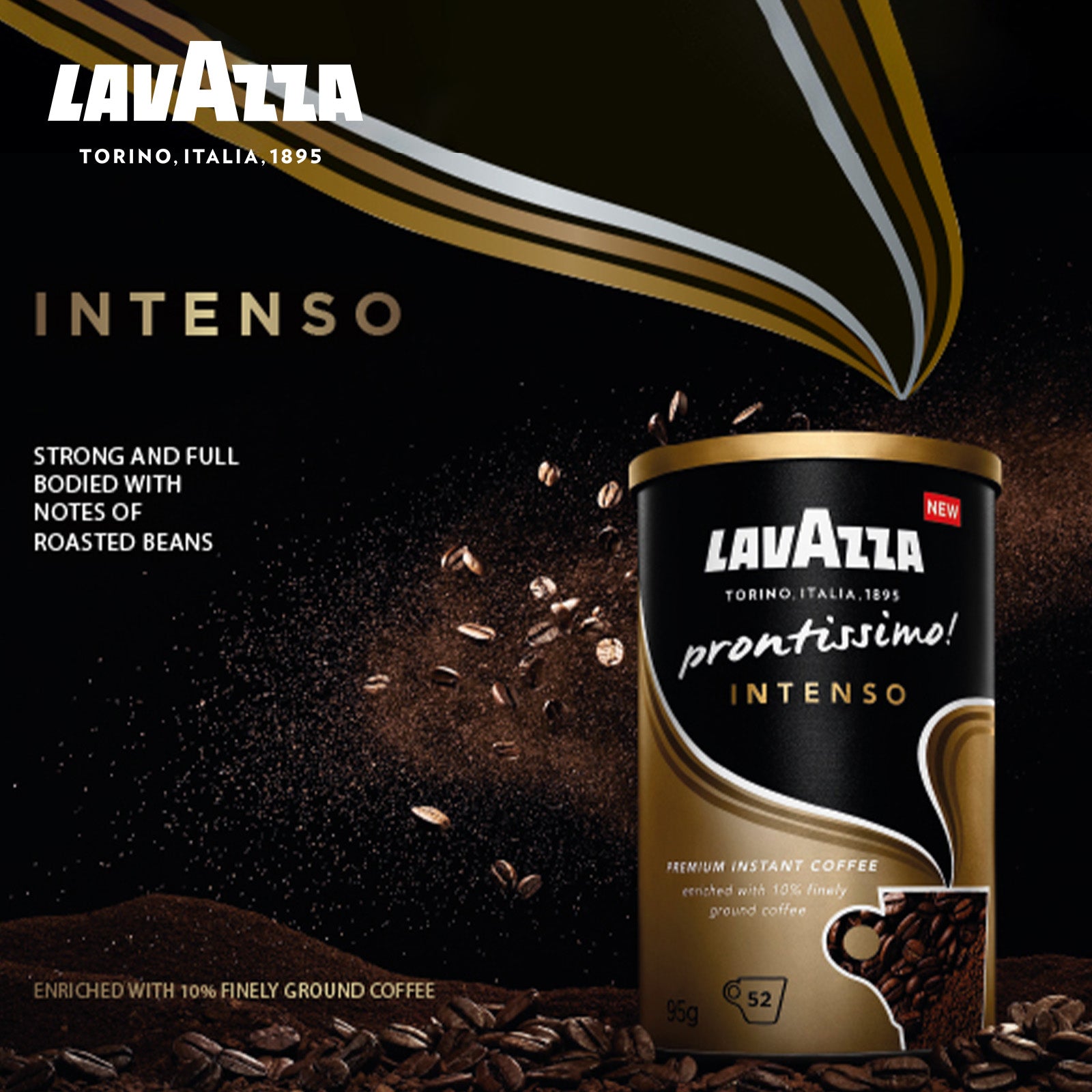 LAVAZZA prontissimo! Premium Instant Coffee 95G