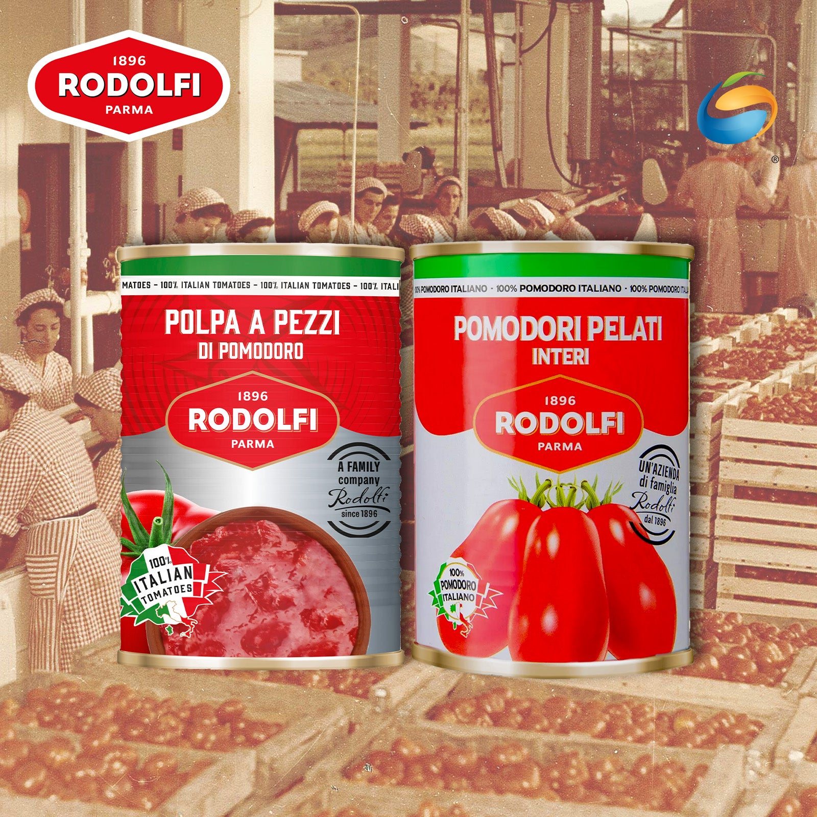 RODOLFI Traditional Canned Tomatoes