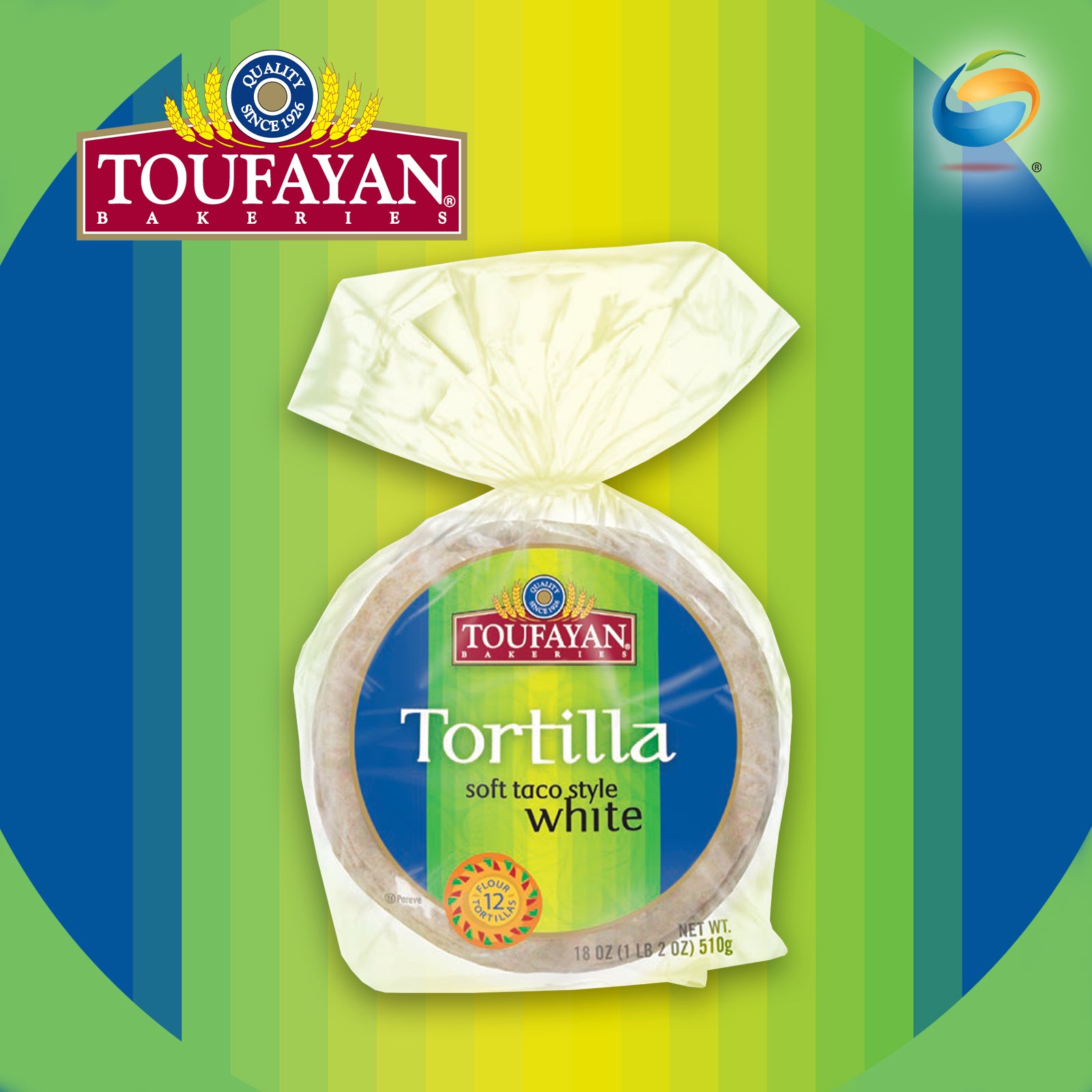 TOUFAYAN BAKERIES Tortilla (Soft Taco) 510G